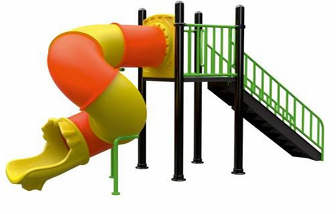 Tunnel Spiral Slide