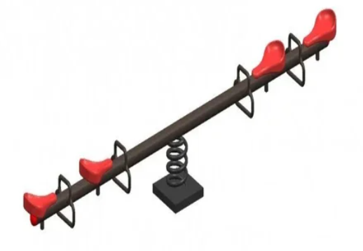 Spring See Saw 4 Seater